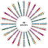 IHPUKIDI 48 Pack 0.5mm 6-in-1 Multicolor Ballpoint Pen - Retractable Pens for Office School Supplies Students Gift