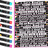 Fun Assorted Reading Pencils in Bulk, Wooden Pencils with Eraser for Kids, Classroom Reward, 150 Pieces
