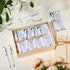 Affrolling 50 Sets Wedding Favors for Guests Bulk Retractable Ballpoint Pen Thank You Cards with Hemp Rope Bridal