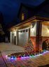 C7 50FT 50+2 Bulbs, Multicolor LED Christmas Lights Outdoor, Colorful Christmas String Lights with Plastic Traditional