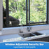 Jammer 2 WooFog AdjustableShortWindow Security Bars for Inside Windows, Window Safety Bars for Sliding/Vertical
