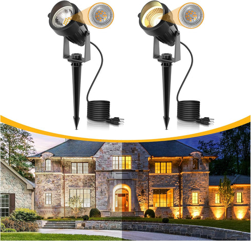 L LOHAS LED 5W Dusk to Dawn Outdoor Lighting, Auto On/Off 3000K