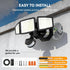 7000LM, 6500K, 3 LED Security Lights Motion Sensor Light Outdoor, Waterproof, Flood Light Outdoor Motion Detector