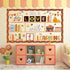 Set Bookshelf Bulletin Board Fall in Love with Learning Classroom Decoration Reading Library Inspirational Paper