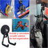 MUTUACTOR 2PCS Heavy Duty Magnetic Hooks, Double Hook Storage for Garage, Strong Metal Hooks for Cabinets, Drill