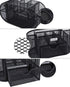 EasyPAG Desk Organizer, Mesh Desktop Caddy with 8 Compartments and 1 Drawer for Office Supplies (Black)