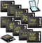 Tenceur 10 Pcs Inspirational Gifts, Bulk Sticky Notes, Motivational Pen Holder with PU Leather Box, Christmas Gifts