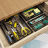 Drawer Organizer Tray Set, 3 Pcs Metal Mesh Desk Organizers, Pen Pencil Tray for Office, Bathroom, Kitchen, Makeup