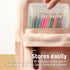 Storex Pencil Case, Plastic Organizer for Kids' Desks and Backpacks, Ice, 24-Piece Value Pack