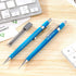 Outus 8 Pieces Mechanical Pencils, Metal Retractable, 0.7 mm for Writing, Drawing, Sketching (Blue)