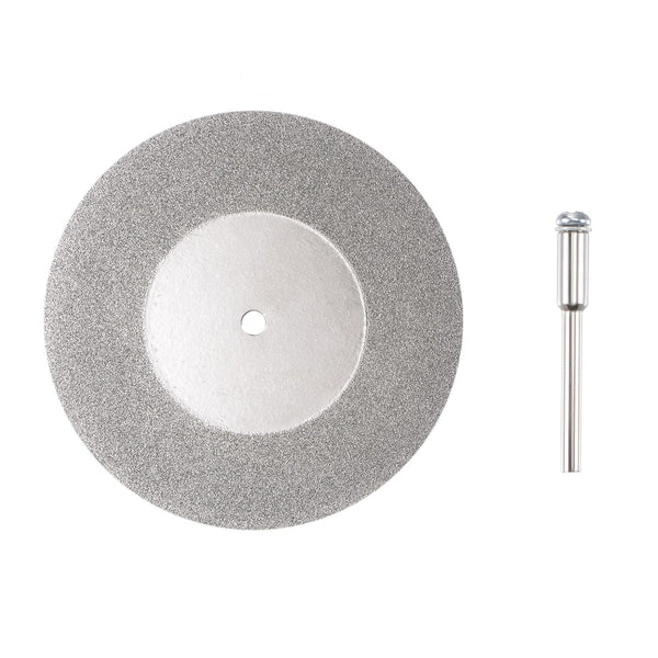 uxcell 60mm Diamond Coated Cutting Wheels with 3mm Mandrels for Rotary Tool