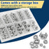 150pcs Kit,4#40 6#32 8#32 10#24 10#32 12#24 1/4-20 5/16-18 3/8-16 1/2-13 Sets,304 SAE Hex Nuts Assortment Hardware Nuts