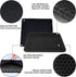 Yimiyaa Gel Seat Cushion, Double Thick Egg Gel Cushion for Pressure Pain Relief, Breathable Wheelchair Cushion Chair