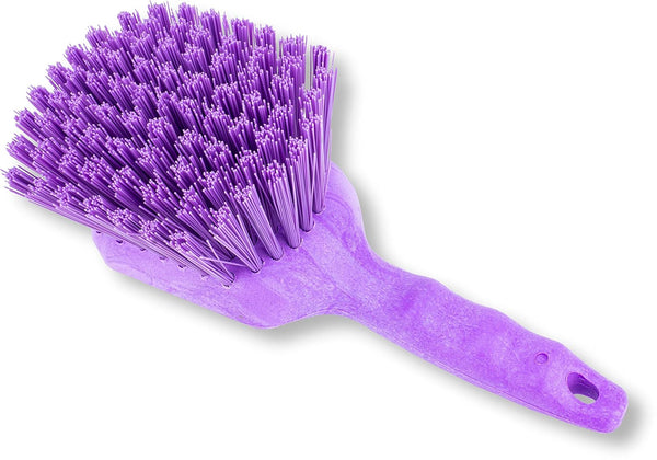 SPARTA 40541EC68 Plastic Scrub Brush, Utility Kitchen Brush with Hanging Hole for Cleaning, 8 Inches