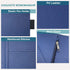 RSAquar Server Book Organizer with Zipper Pocket, PU Leather Restaurant Guest Check Presenters Card Holder