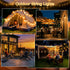 50FT 25+2 G40 Bulbs 2700K Ollny Outdoor String Lights, Waterproof Connectable Shatterproof Patio Lights with Edison