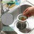 2-Pack, (3.14"-3.34" Stainless Steel Kitchen Sink Strainer - Deep Cup Basket Design, Upgraded Double-Layer Safety