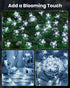 60 Brightown LED Solar Flower String Lights Outdoor Waterproof Fairy Lights for Garden Yard Fence Patio Christmas Tree