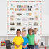 Today is A Great Day Bulletin Board Set Boho Rainbow Inspiration Decor for Teachers with Positive Affirmations