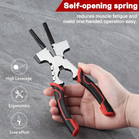SPEEDWOX MIG Welding Pliers, 7 In 1 Multi-Function Tools with Measurement Holes for Scraping and Gripping
