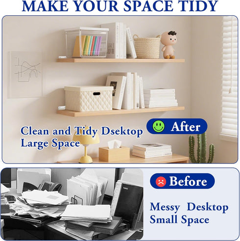 4 Shelves,10'' 1/5" Inch Alise Floating Shelf Brackets White, Pcs L Brackets for Hidden Invisible Shelf Brackets, Thick