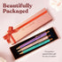 MESMOS 3pc Fancy Pen Set for Women, Cute Boss Lady Gifts, German-Made Ink, Teacher Pens, Office Gifts