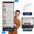 Essex Wares - 13 Pocket Daily Schedule Pocket Chart, Ultra-Durable Visual Schedule for Kids, Reusable Daily Schedule