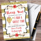 The Card Zoo Gold Stripes Hot Air Balloon Party Thank You Cards
