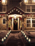 38Ft 25 C9 Christmas Pathway Lights Outdoor, Outdoor Xmas Decorations String Lights with Warm White Christmas Pathway
