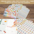 bloom daily planners Meal Planning Stickers - 8 Sheets / 592 Stickers for Menu Prepping and Grocery Shopping