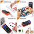 Digital Multimeter Voltmeter, Battery Voltage Tester with 2000 Counts, Continuity Ohm Volt Amp DC AC Current Meter