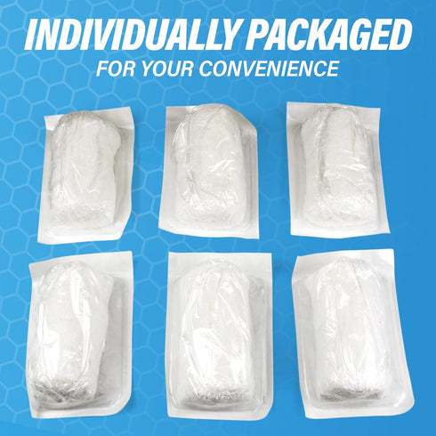 Gauze Rolls - Kerlix Cotton Bandage Rolls - 6 ply - 4 Inches X 12 feet - Extra Absorbency - Medical Quality, 6 Rolls