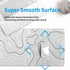 White Big Mousepad for Gaming, Large Topographic Map Washable Desk Pad, Office Supplies and Decor, 31.5''x11.8''