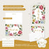XISHIUYIS 48 Pack Set, 4) Thank You Cards with Envelopes - Floral Design Thank You Notes Small Blank Thank You Cards