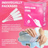 Calvana (40-Pack) Packaged White Drip Sticks for Females, Drip Stick Absorbing Sponge, Awkward Essentials, Soft
