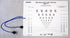 KASHSURG 16 Inch Sloan Letter Near Vision Eye Chart with Cord by