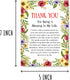MWS9xDesigns Thank You For Being A Blessing In My Life Card - Cute Thank You Card - Appreciate - Grateful - Sweet