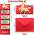 LATUMCO Set 2 Pack 6 Chinese New Year Money Gift Holders - Surprise Cash Envelopes with Slots Money Card Holders, Fun