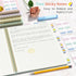 Umriox 4 Pack Lined Spiral Journal Notebook, 160 Pages, 8.5" x 11" College Ruled Notebook with Sticky Tabs