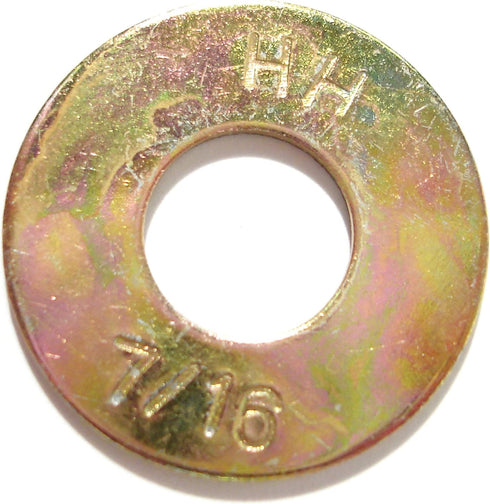 014973325527 Grade 8 USS Flat Washers, 7/16-Inch, 25-Piece