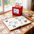 Chamii Set 12 3-12 AI Voice Mini Printer & DIY Art Kit for Kids - Inkless Thermal Instant Art with Coloring pens - Fun