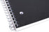 Mintra Office Durable Spiral Notebooks, 1 Subject, 100 Sheets, Black, College Ruled, 3 Pack, Moisture Resistant Cover