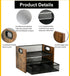 Wood Desk Organizer with Drawer, Paper Tray, File Organizer, Document Organizer for Office Accessories Storage