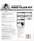 Gorilla All Purpose Wood Repair Kit with Putty Knife and Sanding Block
