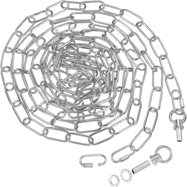 PATIKIL 15 Feet Lighting Chain for Hanging Lamp, Chandelier Chain Light Fixture