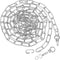 PATIKIL 15 Feet Lighting Chain for Hanging Lamp, Chandelier Chain Light Fixture