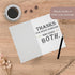 5x8 Inch Cheerin Appreciation Card with Envelope - Thank You Cards for Coworkers, Teachers, Friends, Boss, or Parents