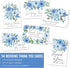 -54 Hadley Designs Wedding Thank You Cards with Envelopes Floral Thank You Cards Wedding with Envelopes, ThankYou Notes