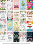 Dessie Motivational Cards - 63 Unique Inspirational Business Card Sized Encouragement Cards for Employees, Kindness
