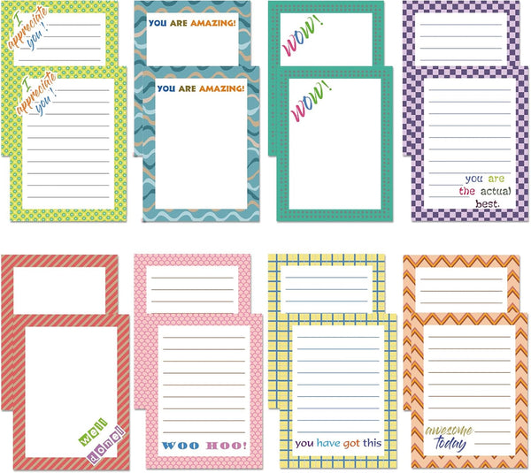 Inspirational Sticky Notes, 480 Sheets Motivational Notepads, 3 x 4 Inch Adhesive Memo Pads for Office